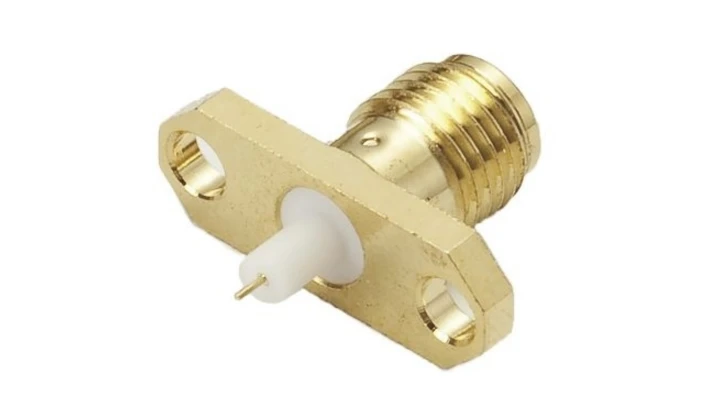 Złącze koncentryczne Montaż na kołnierzu Żeńskie, męskie 50 typ złącza Złącze SMA 26.5GHz Lutowane