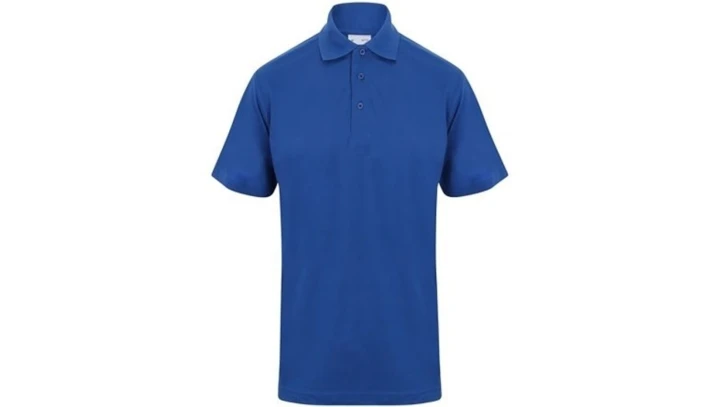 T-shirt, Unisex, Królewski niebieski, Bawełna, poliester, S, Krótki