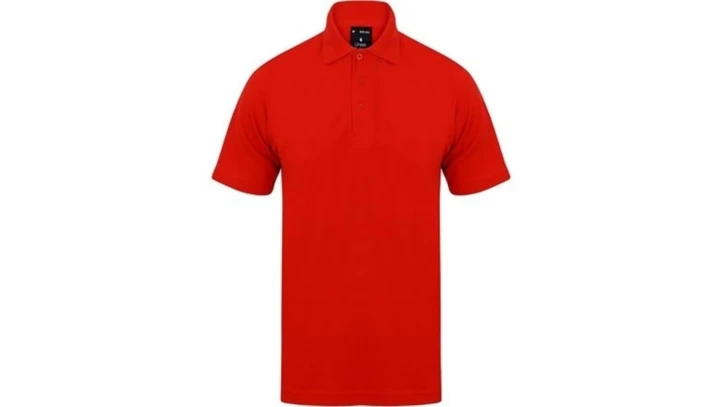 T-shirt, Unisex, Czerwony, Bawełna, poliester, S, Krótki