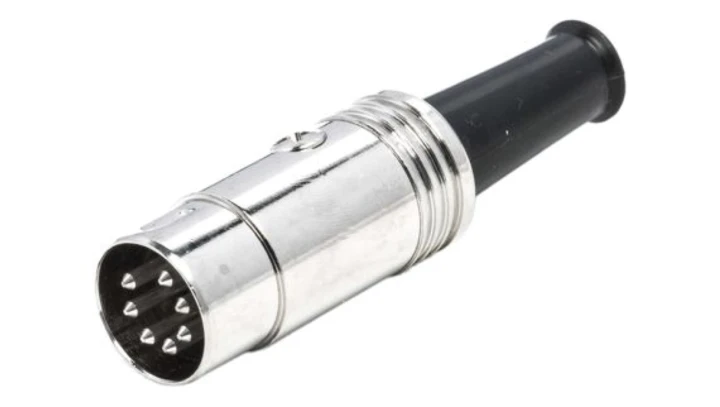 Wtyk Din 7 -pinowe Męski Montaż na kablu 60 V AC /50szt./