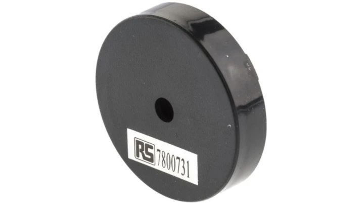 Brzęczyk piezoelektryczny średnica 30mm, sygnał ciągły 90dB RS PRO /100szt./