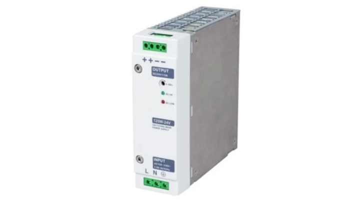 Zasilacz szyny DIN U wy 15V dc U we 230V ac RS PRO 120W impulsowy