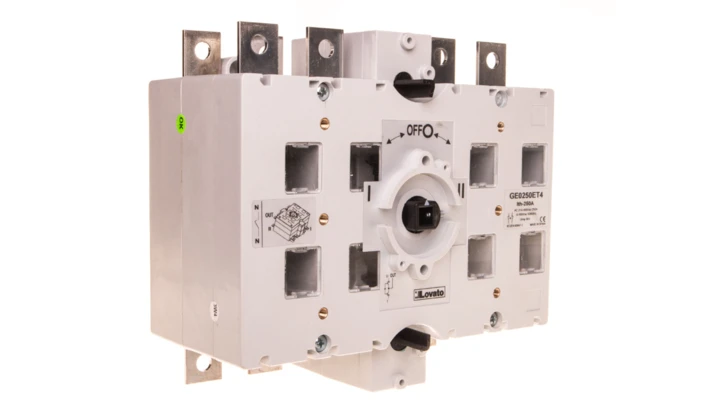 Rozłącznik izolacyjny I-0-II 4P 250A GE0250ET4