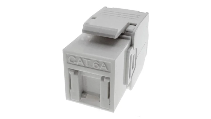 Gniazdo keystone RJ45 beznarzędziowe UTP kat. 6A Q-LANTEC