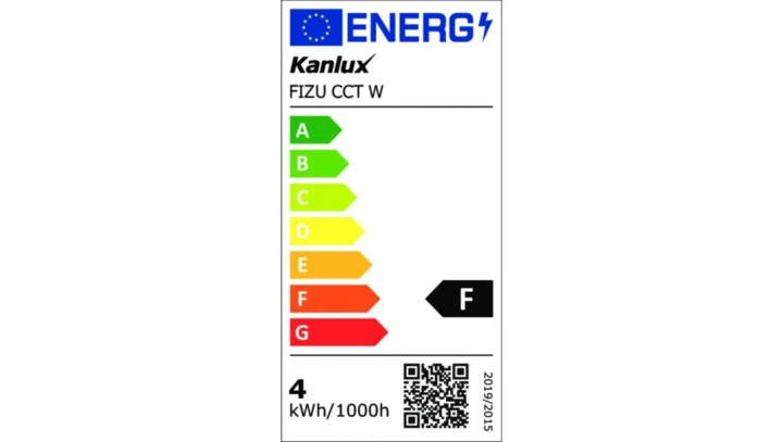 Oprawa downlight LED FIZU CCT W 4W max 370lm ciepła/neutralna/zimna 3000-6500K IP44/20 regulowana 30st. biały 39261