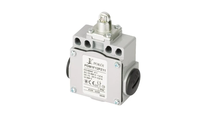 Wyłącznik krańcowy 1R 1Z migowy popychacz stalowy z rolką stalową Ø11 PDM1F12PZ11 A37-5660