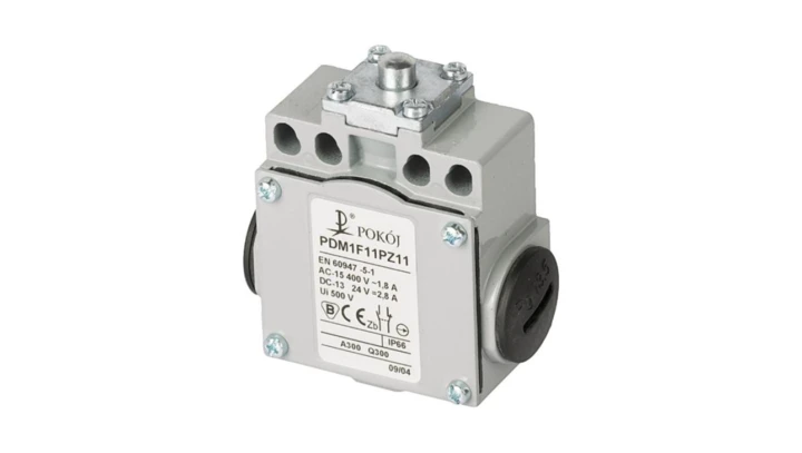 Wyłącznik krańcowy 2R wolnoprzełączający popychacz stalowy PDM1F11PW02 A37-5654