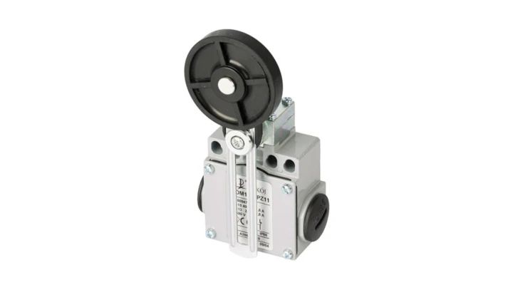 Wyłącznik krańcowy 2R migowy regulowana dźwignia z rolką z gumy Ø50 PDM1F52PZ02 A37-5751