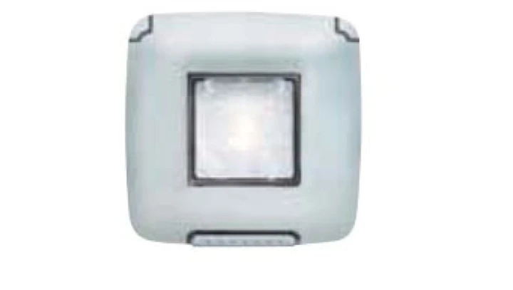 ECO60 Ramka hermetyczna pojedyncza pozioma z pokrywą uchylną biała IP55 GW34881 ELIT00593 /opak. 12/