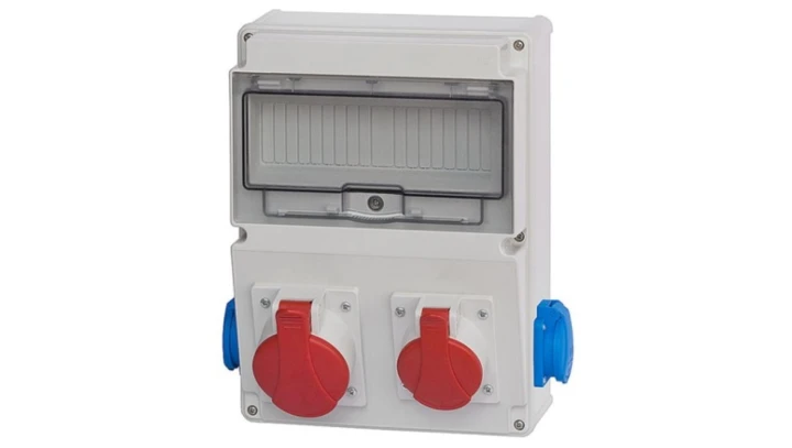 Rozdzielnica budowlana NEAPOL 1x5P 16A 1x5P32A 2x2P+Z 11 modułów ITALINE ITA00125 ELIT50535