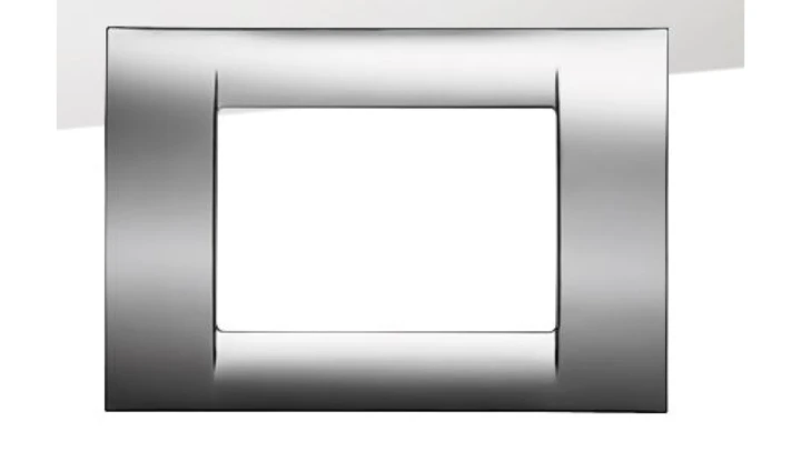 VIRINA Ramka pojedyncza 6 modułów pozioma chrom GW22256 /opak. 8/