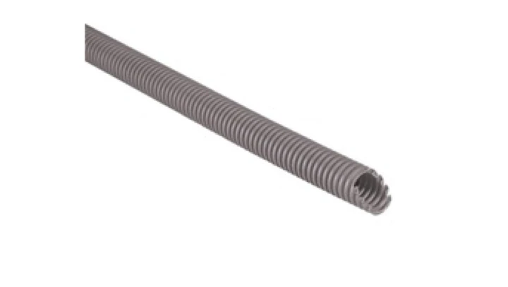 Rura karbowana 750N do zalewania betonem samogasnąca bezhalogenowa szara z pilotem fi 25/19 ECICTA25HFT /100m/