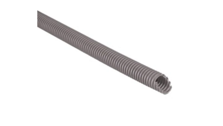 Rura karbowana 750N do zalewania betonem samogasnąca bezhalogenowa szara z pilotem i smarowaniem fi 32/25 ECICTA/50m/
