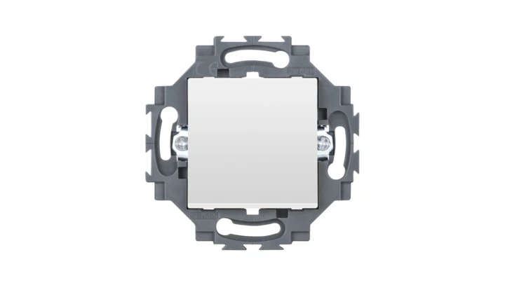 Łącznik schodowy 1P 10 AX, samozaciski, biały, Dahlia GW35071W