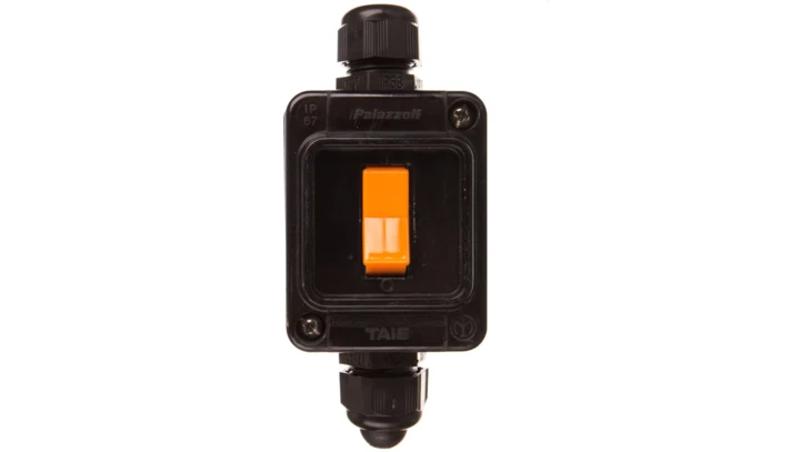 Łącznik jednokierunkowy Ex strefa 2,22, 2P, natynkowy, 16A 50/60Hz IP66 M20 ATEX Ex nR IIC T6 Gc, Ex tc IIIC T70C Dc