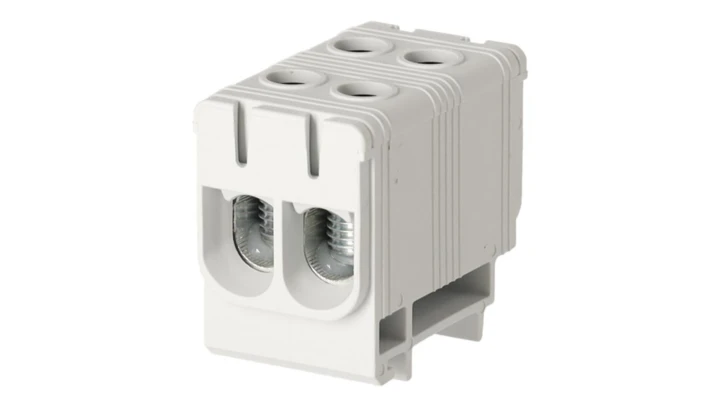 Złączka szynowa zgx 2x50 szara GEP-00051