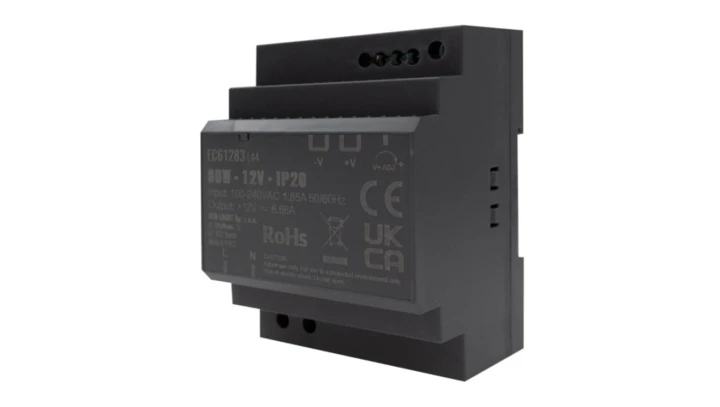 Zasilacz na szynę DIN PREMIUM 12V 80W