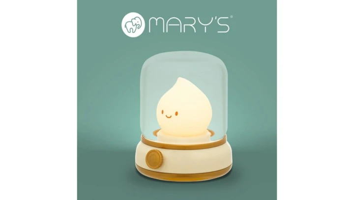 MARYS lampka nocna LED Płomyczek żółty MW61049