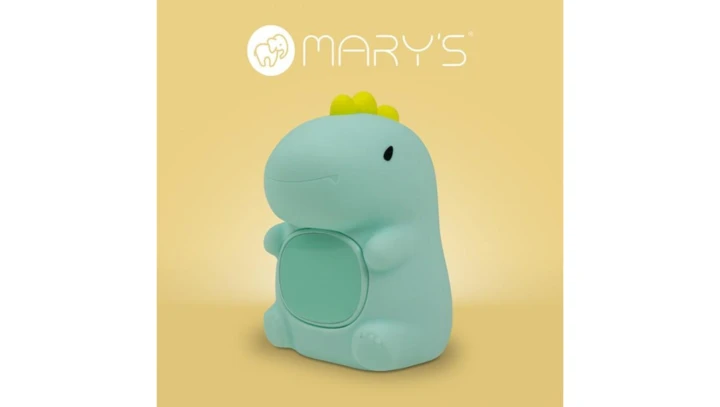 MARYS lampka nocna LED RGB Dino z budzikiem MW61483