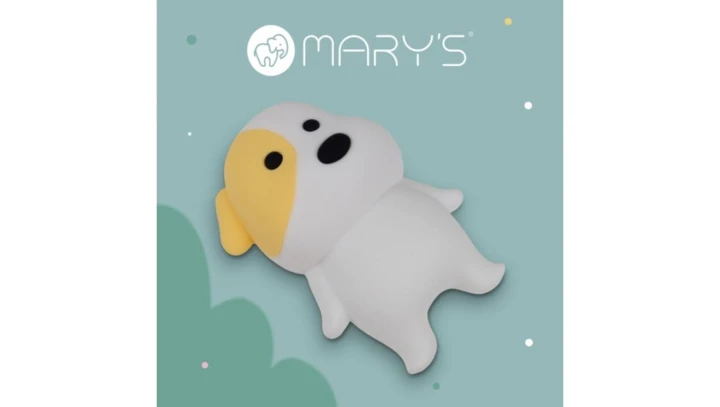 MARYS lampka nocna RGB z dźwiękiem Leniwy Piesek MW61485