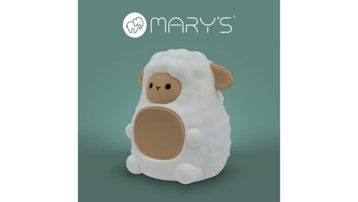 MARYS lampka nocna LED RGB Owieczka z budzikiem MW61484