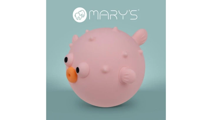 MARYS lampka nocna LED Rybka rozdymka różowa MW61487