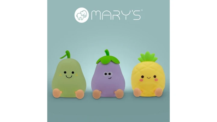 MARYS lampka nocna LED RGB Owocowa ekipa zestaw MW61495