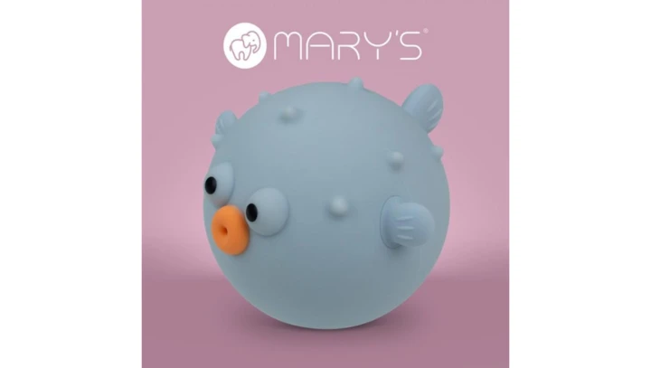 MARYS lampka nocna LED Rybka rozdymka niebieska MW61488