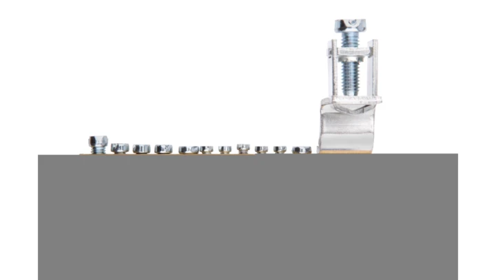 Zacisk na szynę ZO-2111 niebieski A14-2236