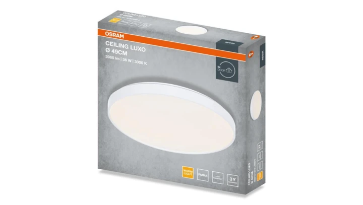 Plafon LED CEILING LUXO 36W 3960lm 3000K 830 IP20 WT biała 3 LATA GWARANCJI 4099854650598