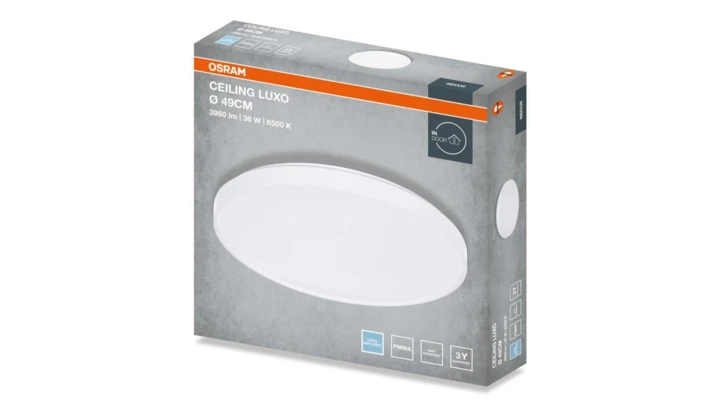 Plafon LED CEILING LUXO 36W 3960lm 6500K 865 IP20 WT biała 3 LATA GWARANCJI 4099854650635