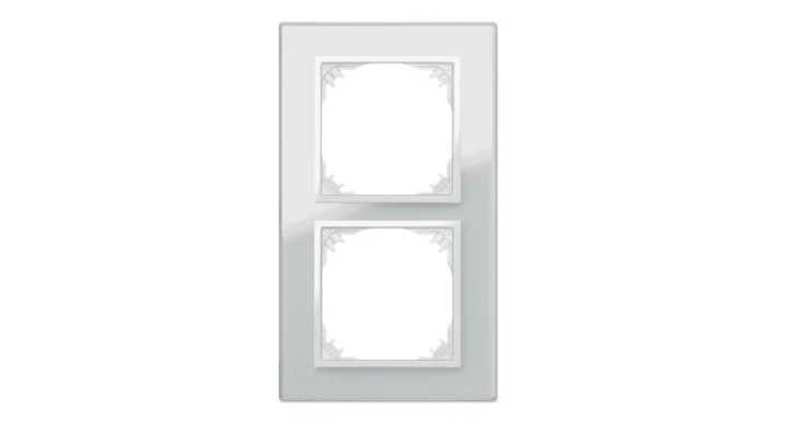 SANTRA ramka podwójna szkło biały 4172-62