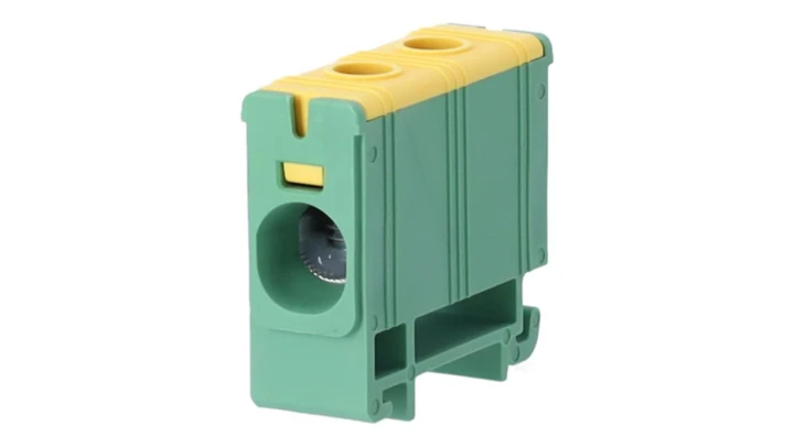 Złączka szynowa zgx 1x50 mm2 żółto - zielona GEP-00047