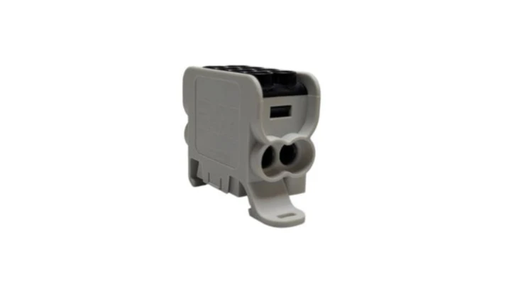 Blok dystrybucyjny - rozdzielczy HLAK25 1P czarny 2xAl/Cu 25mm²+16mm² 1000VAC/1500VDC MAG1251S00