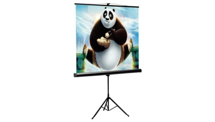 Ekran Projekcyjny 200x200 cm 112 Cali SBOX PSMT-112 Statyw