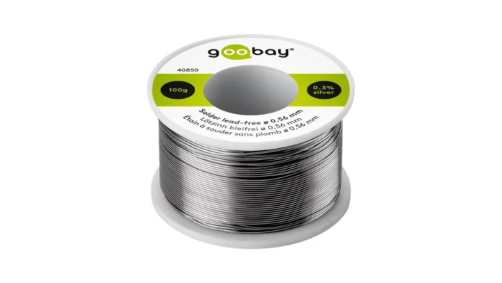 Bezołowiowa cyna lutownicza spoiwo z topnikiem 0.56mm 100g