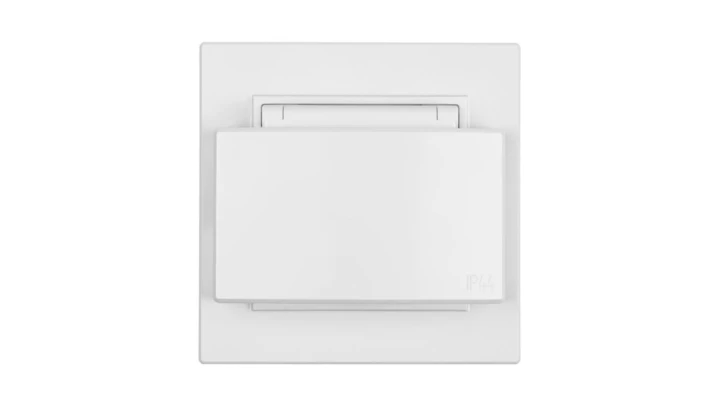 SANTRA Gniazdo 2x2P+Z bez ramki podtynkowe hermetyczne IP44 biały 4145-10