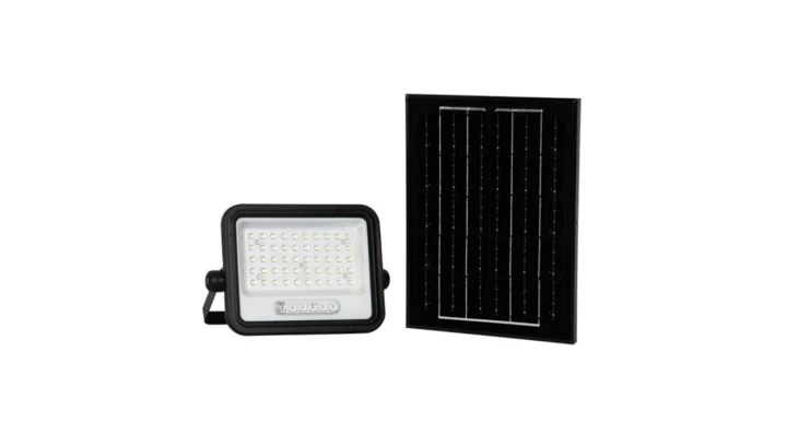Projektor LED Solarny 8W 1000lm CCT: 2000K-8000K LifePO4 5000 mAh IP65 24083