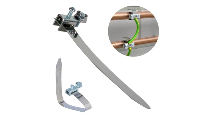 Opaska Uziemiająca Obejma Stal Cynkowana 1/8 - 3/8 Cala 136mm TRYTYT