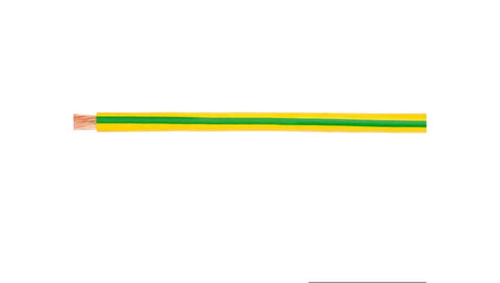 Przewód instalacyjny H07V-K (LgY) 2,5 żółto-zielony /100m/