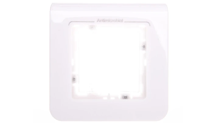 MOSAIC Ramka pojedyncza /2moduły/ antybakteryjna biała 078880
