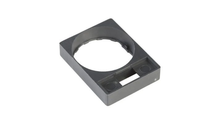 Szyld opisowy 30x40mm do etykiet 8x27mm czarny 22mm prostokątny ZBZ34 /10szt./