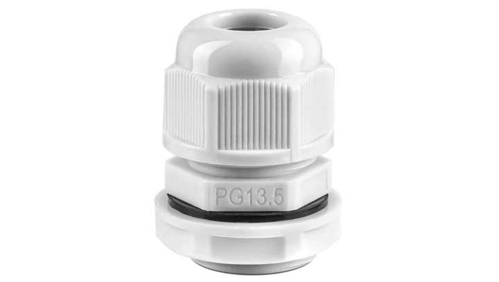 Dławnica kablowa PG13.5G-R dla kabla 6-12mm szary /50szt./