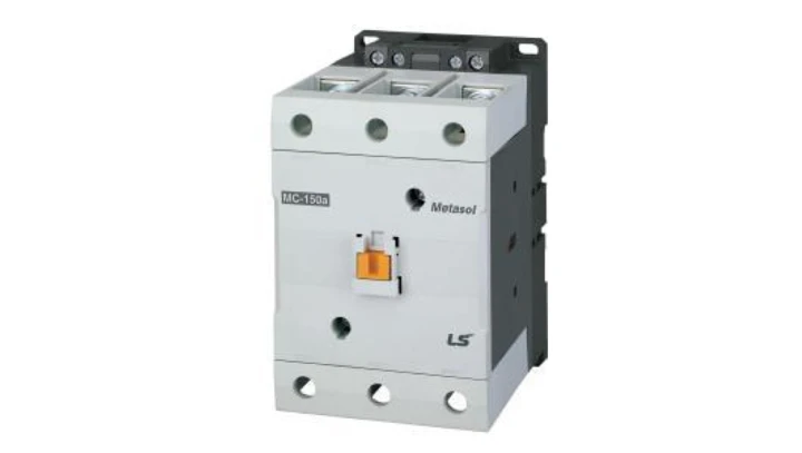 Stycznik mocy 150A, 75 kW, 3-polowy, z cewką 48VAC. Styki pomocnicze 1a1b w standardzie. MC-150a 48VAC 1a1b