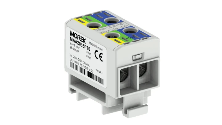 Złączka OTL-PEN 35-2 żół.ziel./nieb. 2xAl/Cu 2,5-35mm² 1000V AC/1500V DC Złącze uniwersalne MAA2035P10