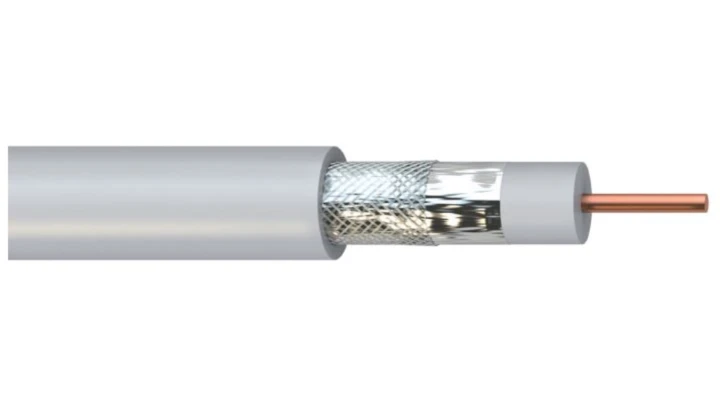 Przewód koncentryczny YWDXpek 75 1,0/4,8 77 procent AL Eca UHD-4K CESAT /300m/