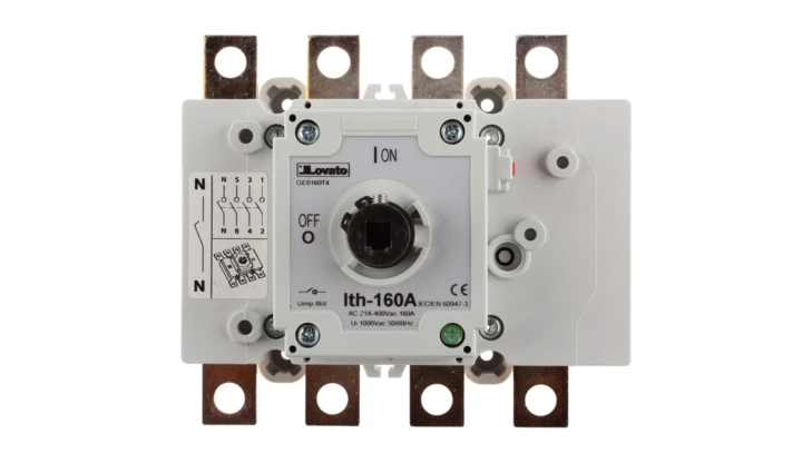 Rozłącznik izolacyjny 4P 160A GE0160T4