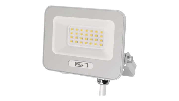 Naświetlacz LED GLARO 20W, biały, IP65, 2000 lm, neutralna biel ZS2224W