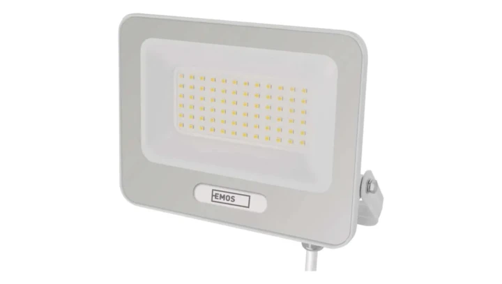 Naświetlacz LED GLARO 50W, biały, IP65, 5000 lm, neutralna biel ZS2244W