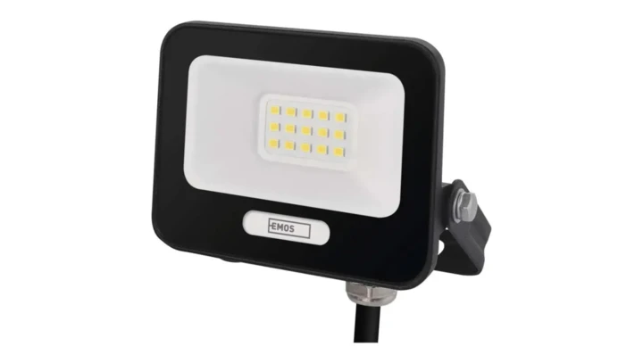 Naświetlacz LED GLARO 10W, czarny, IP65, 1000 lm, neutralna biel ZS2214B